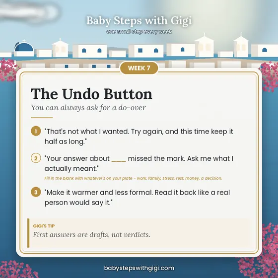 Week 7 prompt card: The Undo Button